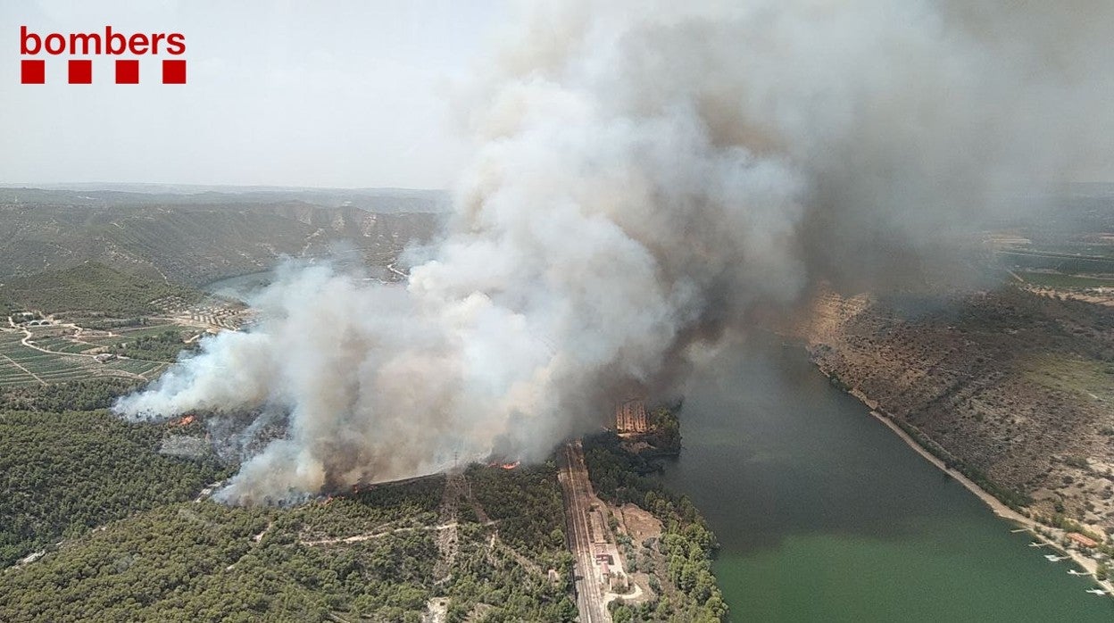 Incendio en Pobla de Massaluca