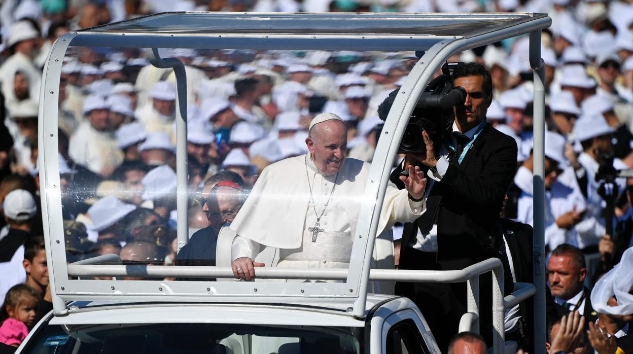 El Papa, esta mañana en Budapest