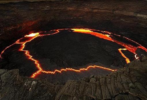 Volcán Erta Ale, en Etiopía