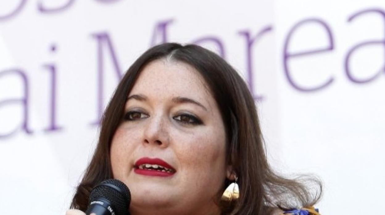 La futura secretaria de Estado de Igualdad y dirigente de Podemos, Ángela Rodríguez 'Pam'