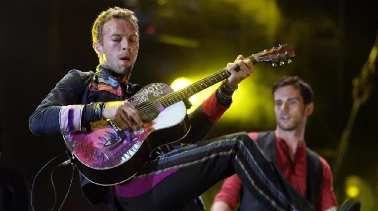 Chris Martin, cantante de Coldplay