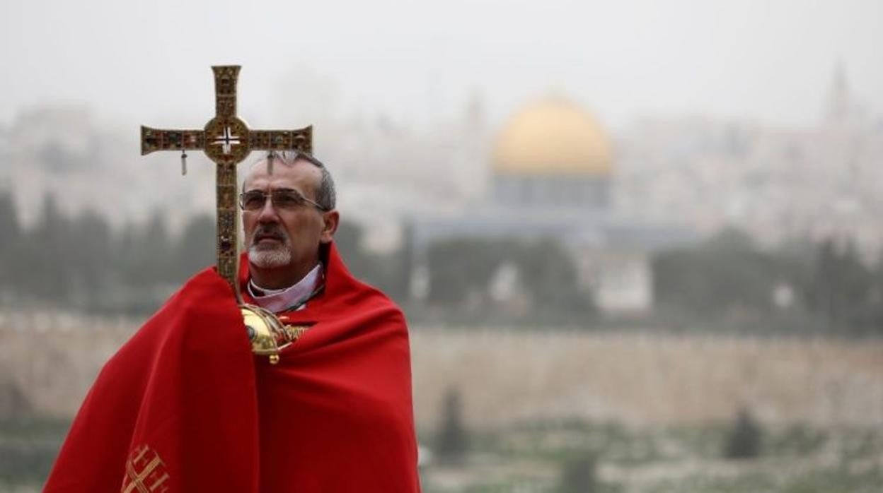 El patriarca latino de Jerusalén, monseñor Pierbattista Pizzaballa, entre los asistentes a Encuentro Madrid 2021