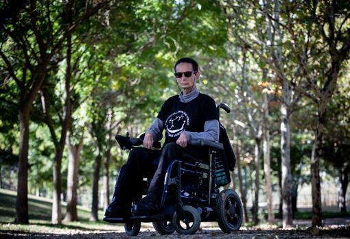 Miguel Ángel Sánchez posa durante su encuentro con ABC