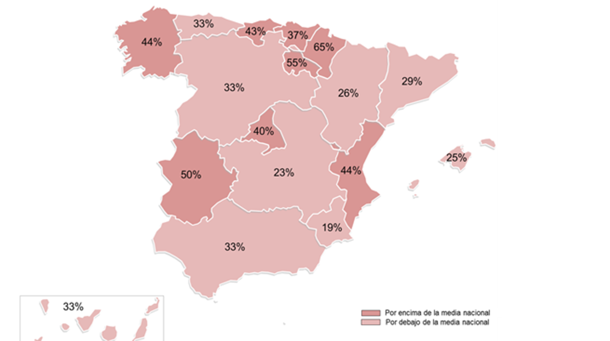 Mapa del colesterol en España