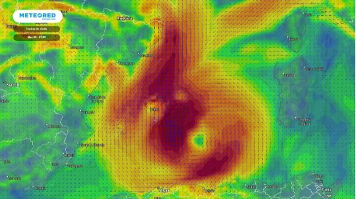 Alertan sobre un posible ciclón mediterráneo junto a Baleares