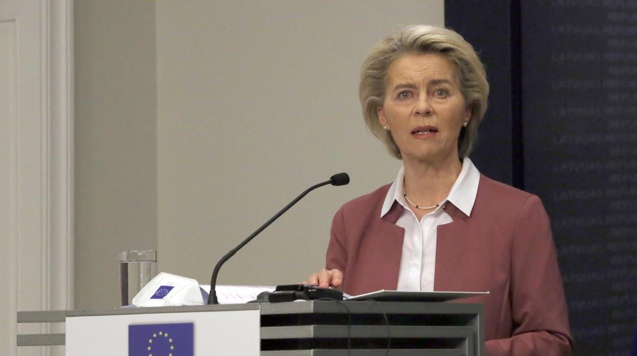 La presidenta de la Comisión Europea, Ursula von der Leyen