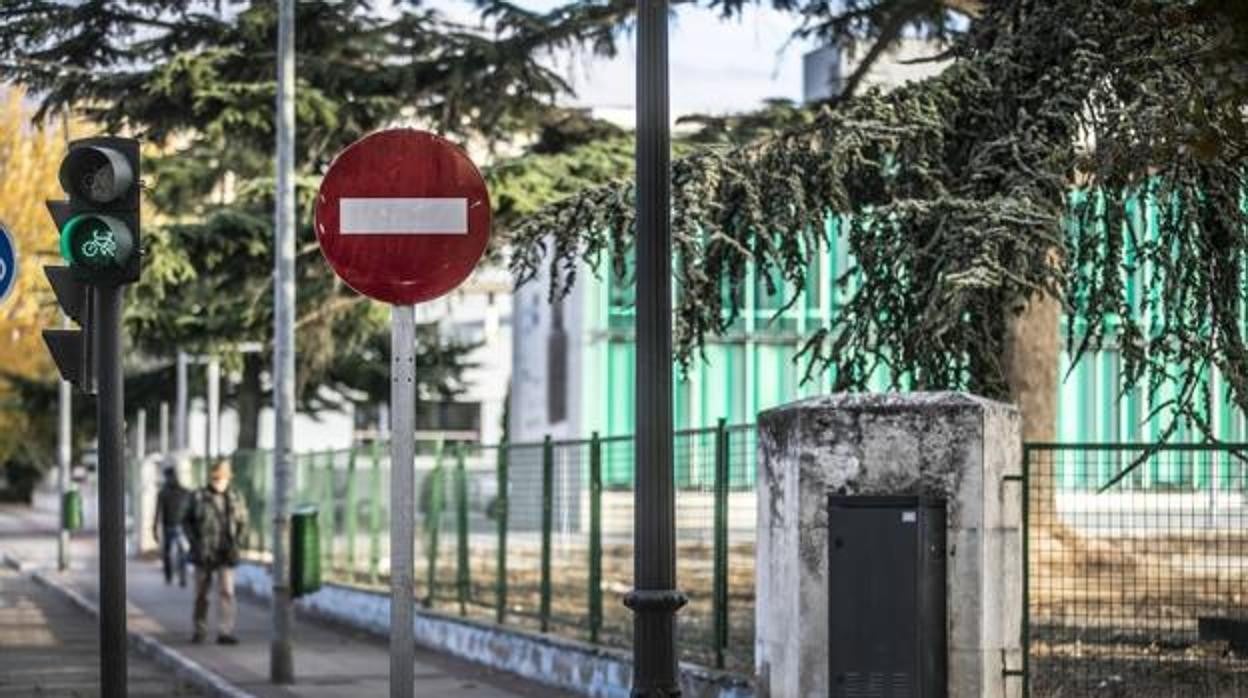 El antiguo solar del Hospital San Millán en el que se produjo en intercambio de las bebés