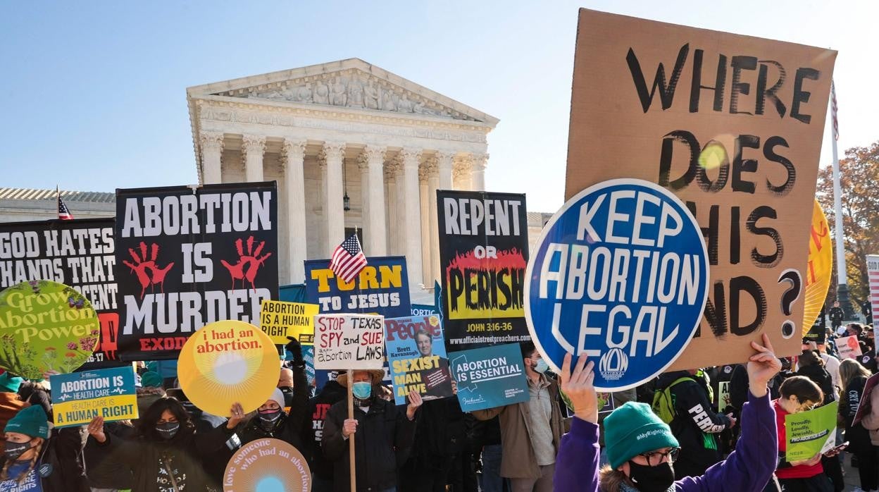 Manifestación antiaborto en Texas