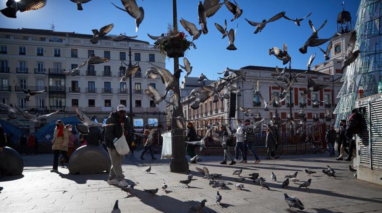 Este jueves en Madrid se ha vivido un día soleado