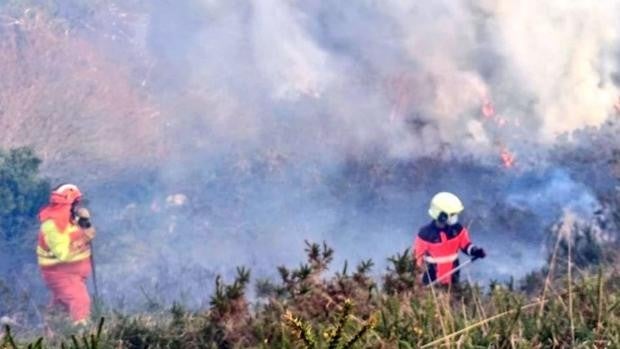 Asturias y Cantabria comienzan el año con más de 100 incendios
