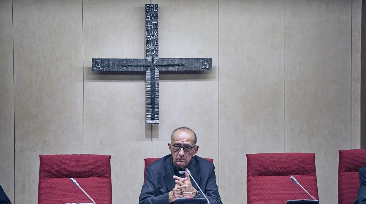 El cardenal y obispo Juan José Omella, presenta el plan pastoral de la Conferencia Episcopal en rueda de prensa