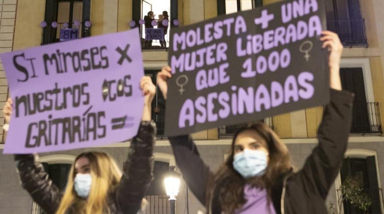 Manifestación del 8M el pasado año 2021