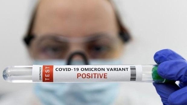 Test positivo en Covid-19, variante Ómicron