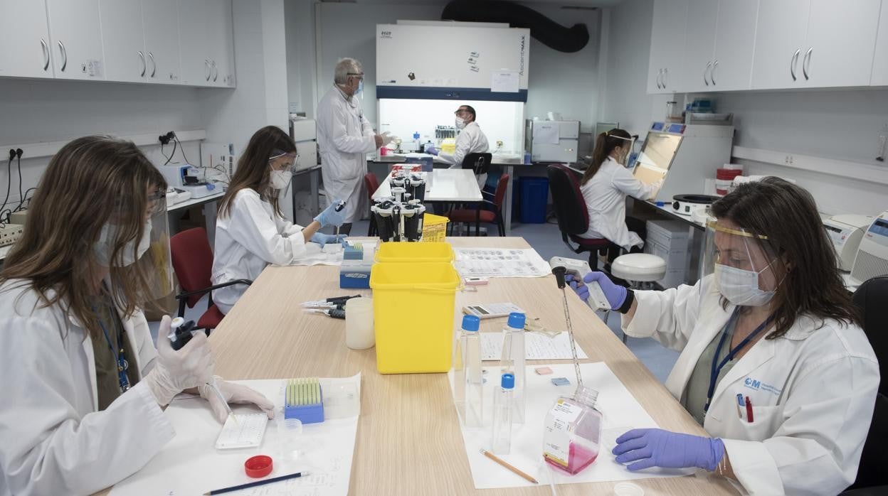 Laboratorio biológico del Hospital Ramón y Cajal en donde se hacen ensayos clínicos