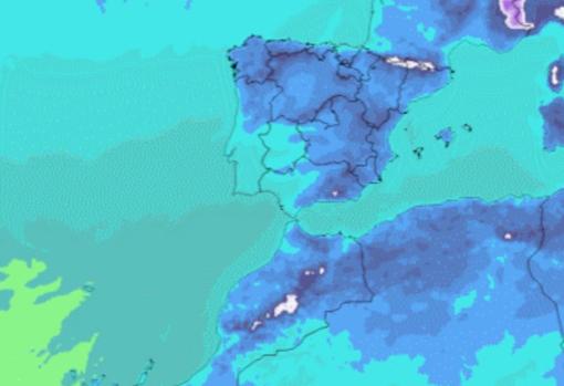 Mapa de temperatrura para este viernes en la Península