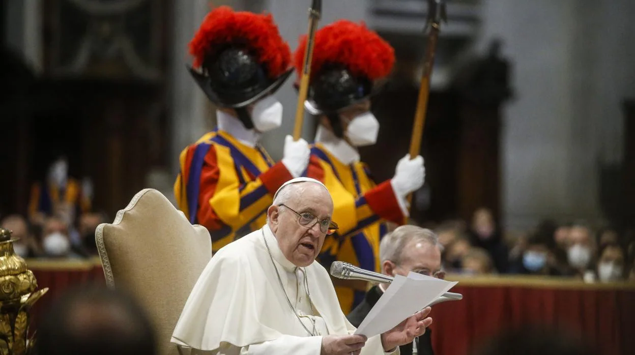 El Papa Francisco durante la audiencia de este miércoles en el Vaticano