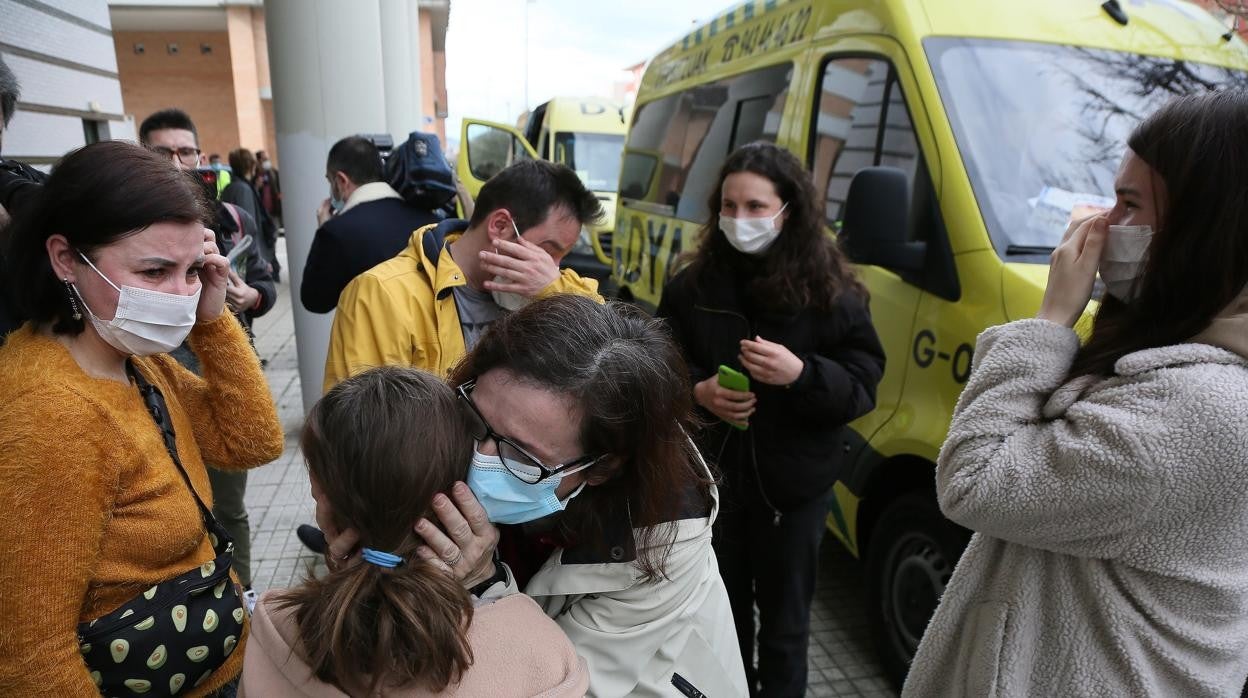 Un grupo de 17 personas llegan a San Sebastián en un viaje organizado, huyendo de la guerra de Ucrania