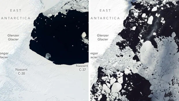 Una plataforma de hielo como Roma colapsa en una zona que se creía ‘estable’ de la Antártida