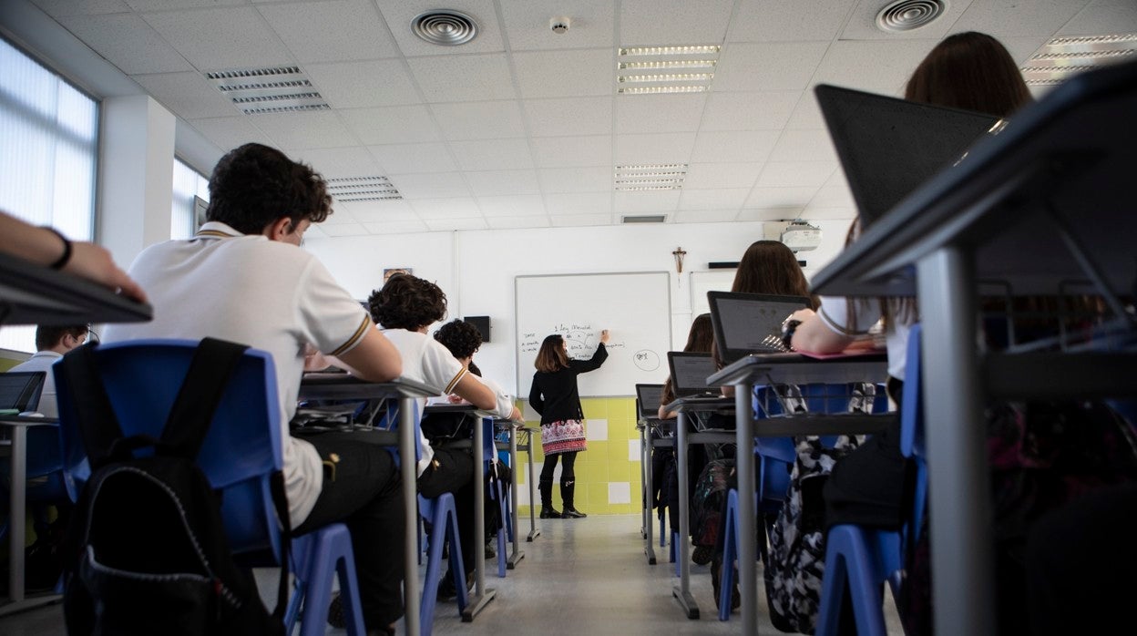 Imagen de archivo de un colegio de la Comunidad de Madrid