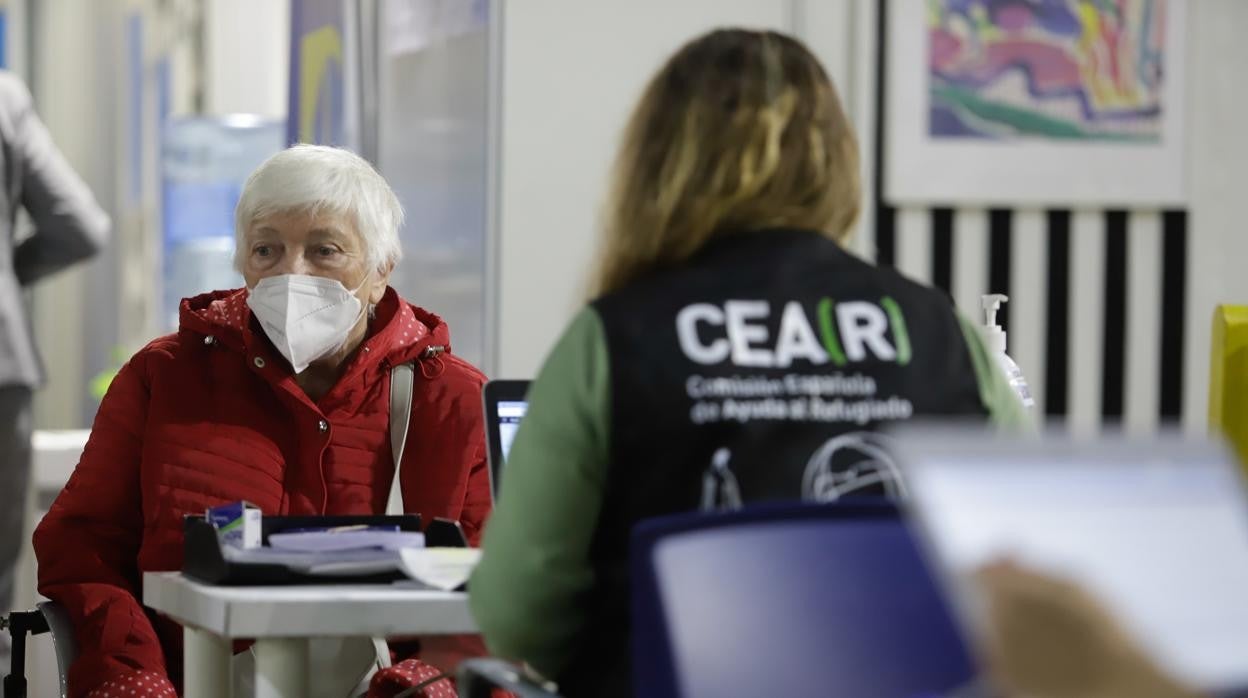 Centro de refugiados ucranianos en Málaga