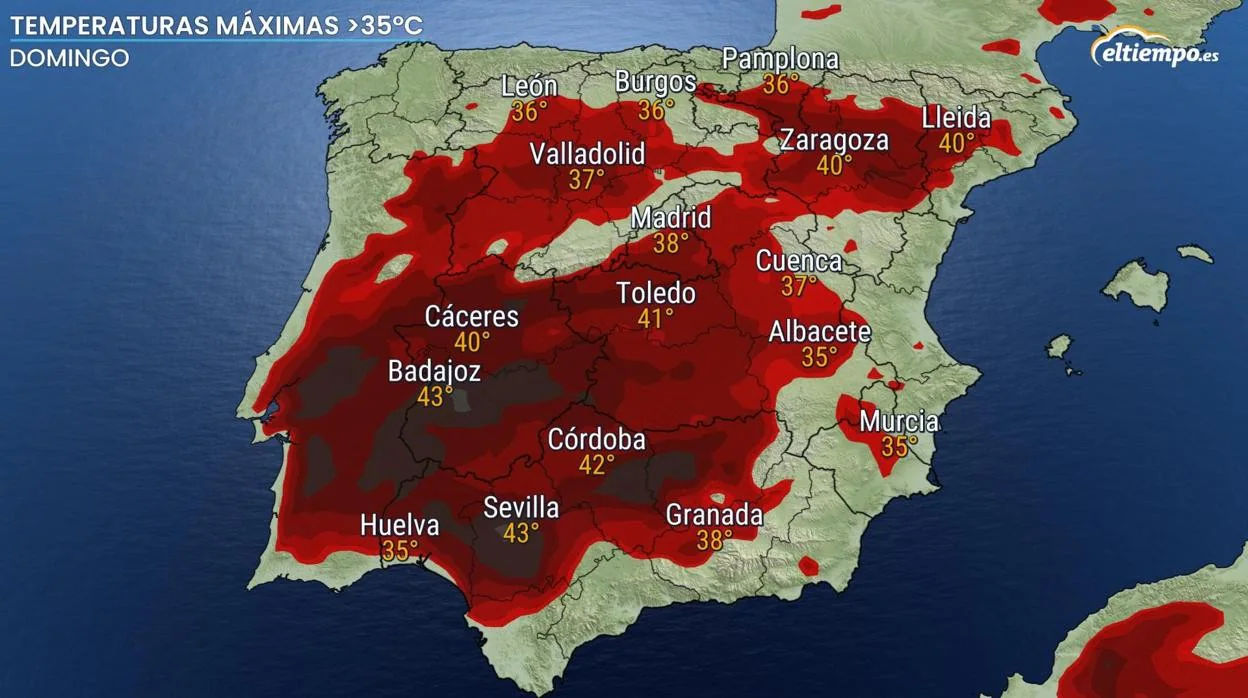 Estas Son Las Zonas De España Con Las Temperaturas Más Altas En La ...