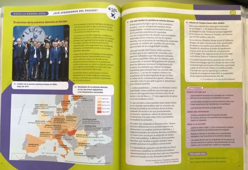 Vox se querella por un delito de odio contra Santillana por definirle como partido nazi en los libros de texto