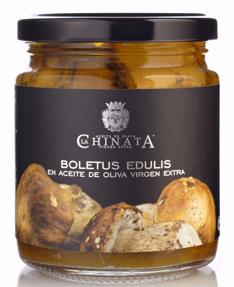 Boletus edulis en aceite de oliva