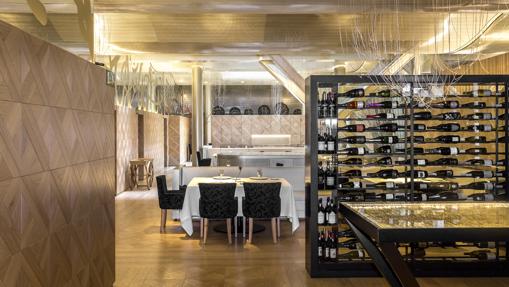 Comedor del restaurante Lasarte