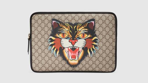 Funda para portátil gato enfadado