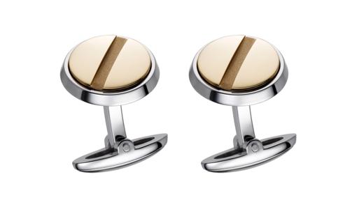 Gemelos Santos en oro y plata