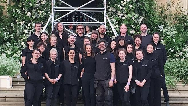 El equipo de Philippa Cradock para la Royal Wedding