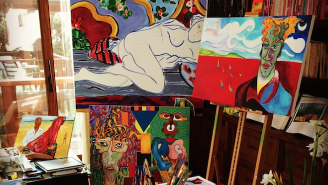 El estudio del actor y algunas de sus obras