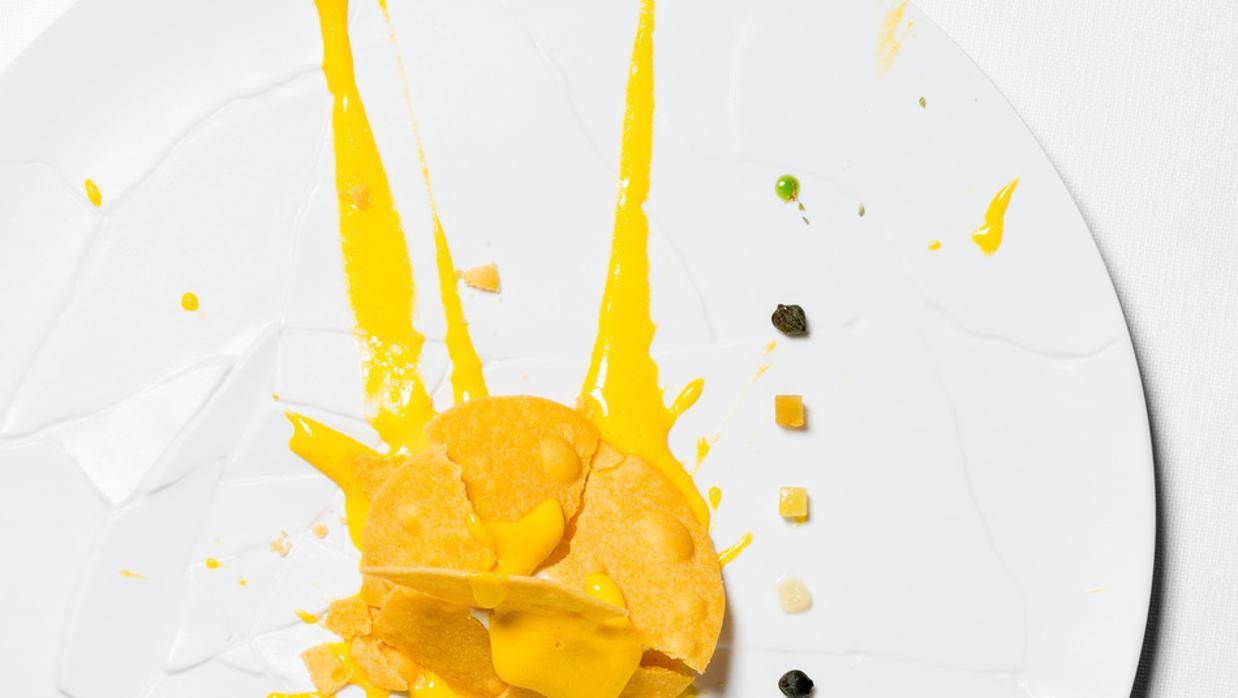 Plato de la Osteria Francescana, nombrado Mejor Restaurante del Mundo