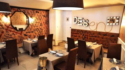 Uno de los espacios del restaurante Desencaja