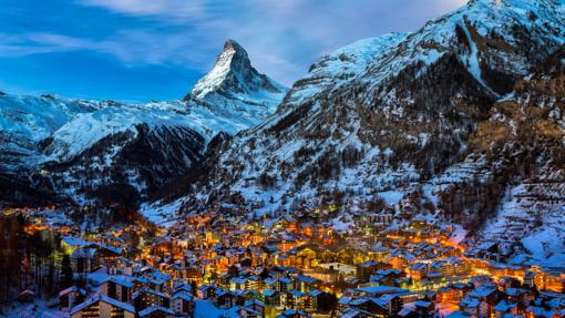 Los pueblos de los Alpes suízos