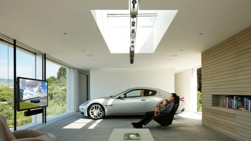 Este garaje tiene un diseño de premio