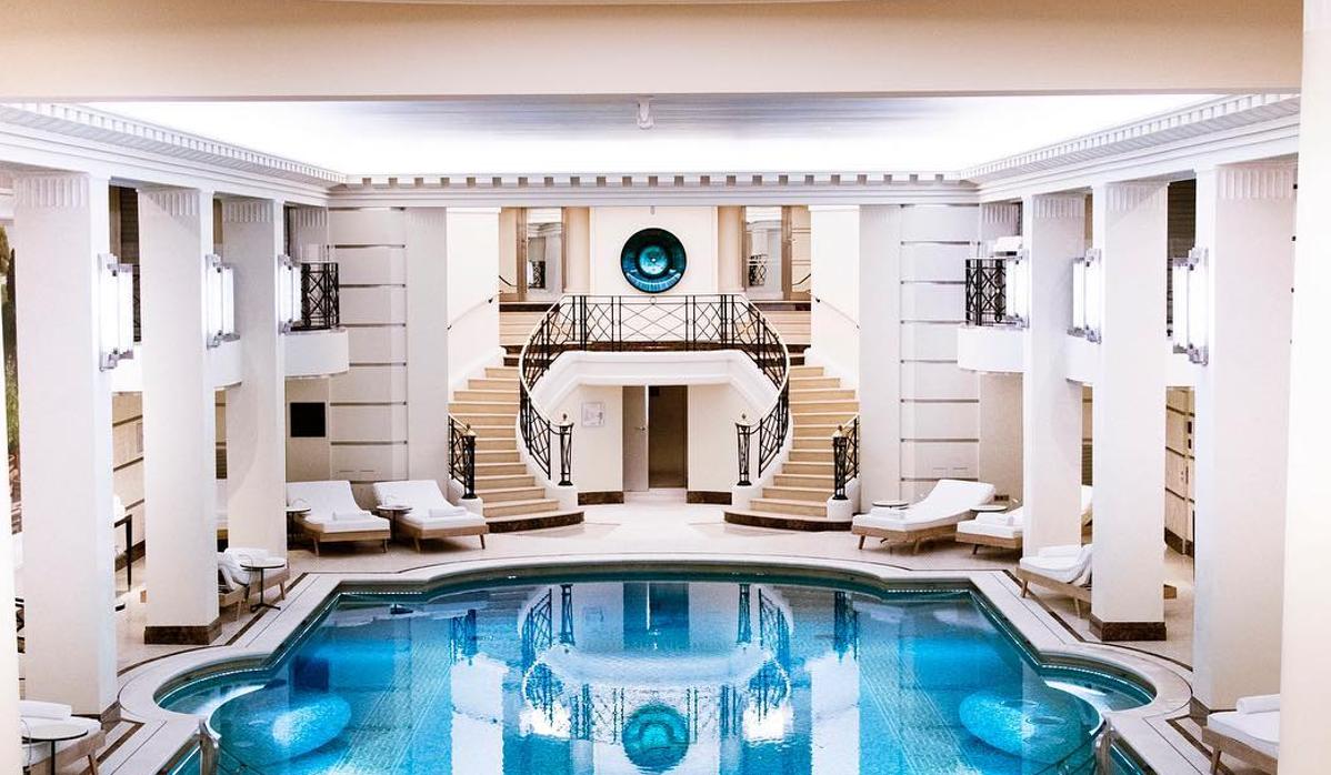 Sala de masajes del espacio Chanel au Ritz París