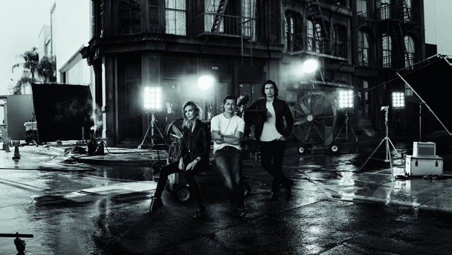 Charlize Theron , Brad Pitt y Adam Driver, parte del Breitling Cinema Squad