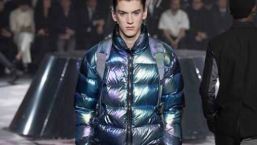 Modelo de la colección pre fall de Dior Homme 2019