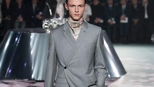 Modelo de la colección pre fall de Dior Homme 2019