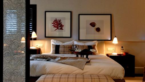 Una de las habitaciones del Hotel Príncipe Felipe de La Manga Club