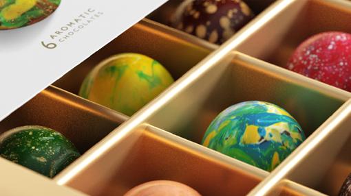 Los bombones de la colección Art de Belenguer están pintados a mano