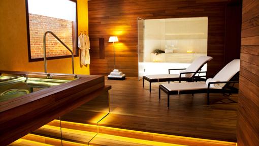 Una de las zonas del Spa del hotel Urso