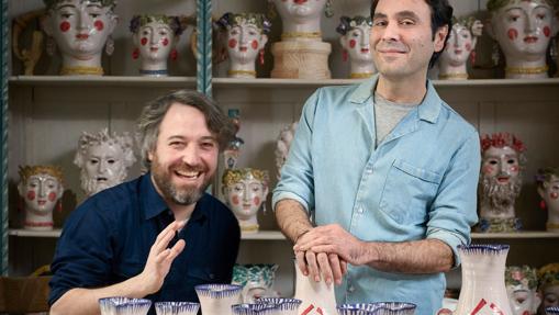 Luciano Galán y Daniel Maldonado de The Exvotos