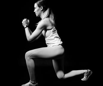 Las zancadas o lungs ayudan