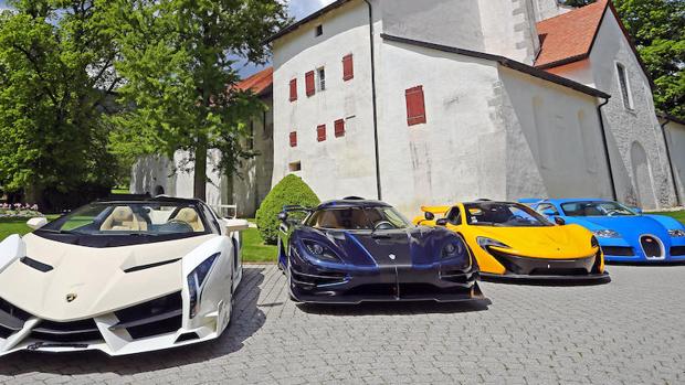 A subasta la colección confiscada de coches de lujo de Teodorín Obiang, hijo del dictador