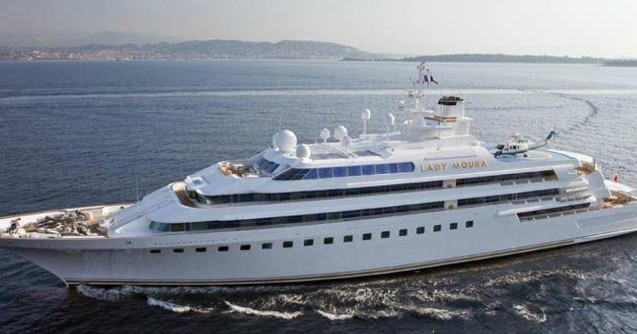 Lady Moura, un yate caro y exclusivo