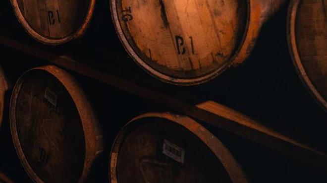 Barriles en la bodega