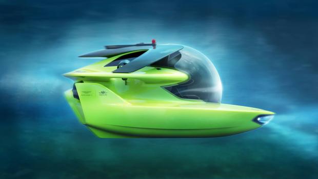 Project Neptune, el submarino de lujo de Aston Martin que parece sacado del futuro