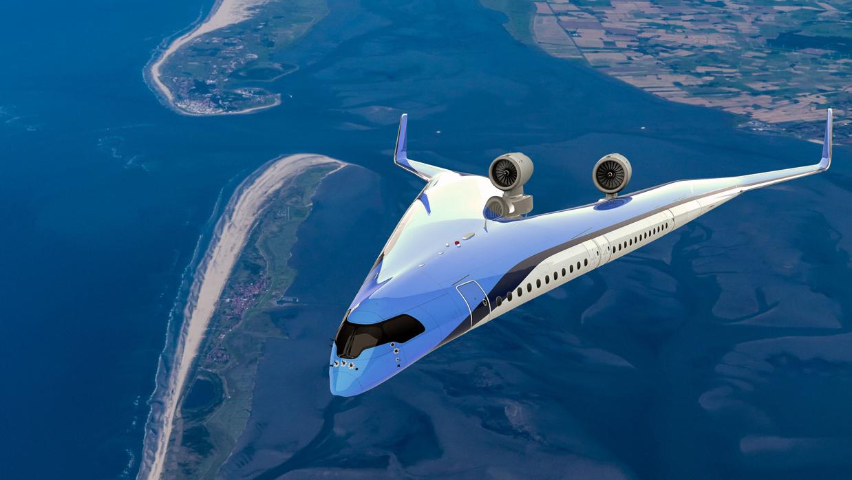 El avión con forma de V de KLM que promete reducir el consumo de combustible con un diseño espectacular